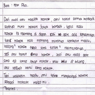 3. Contoh Surat Cinta Untuk Senior MOS