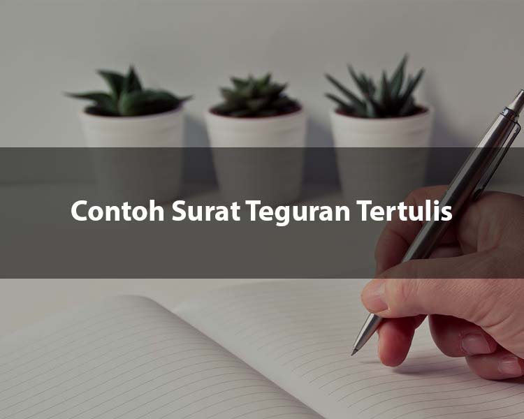 Contoh Surat Teguran Tertulis