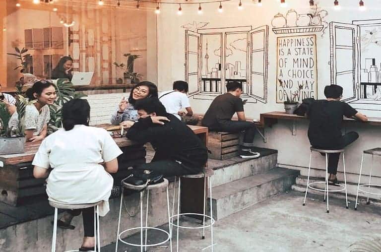 tempat nongkrong di bintaro pigeonhole coffee