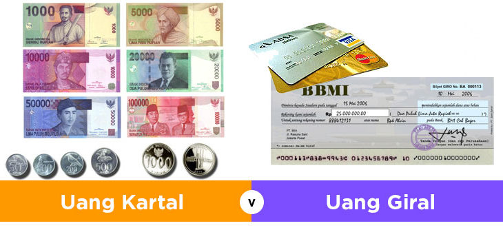 Perbedaan Uang Kartal Dan Uang Giral