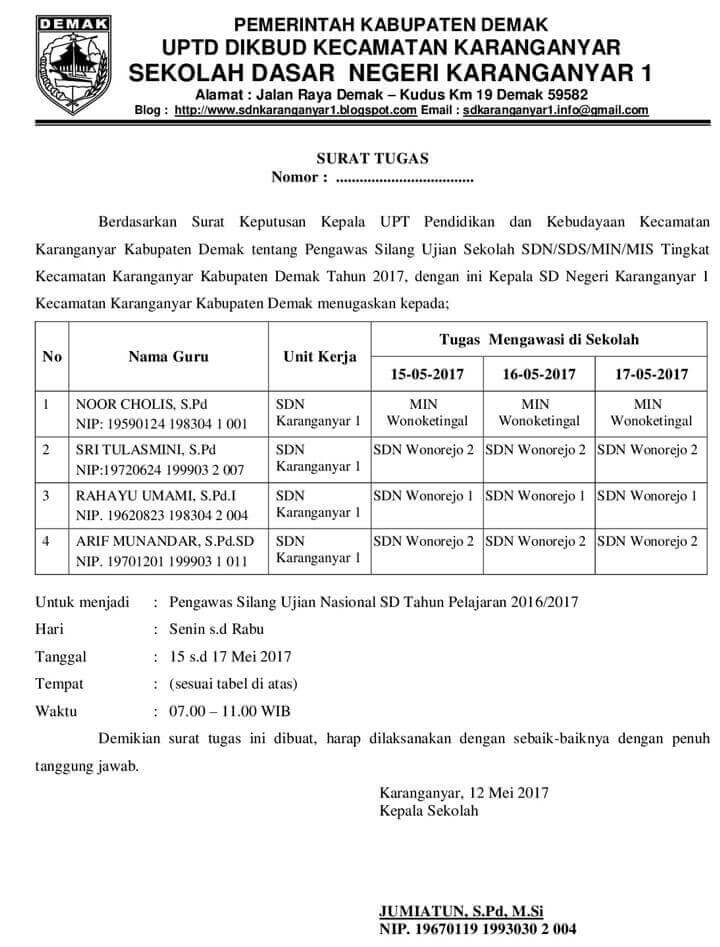 Surat Tugas Kolektif