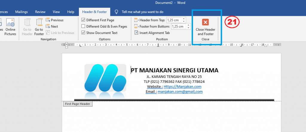 Tutorial Cara Membuat KOP Surat di Microsoft Word terbaru