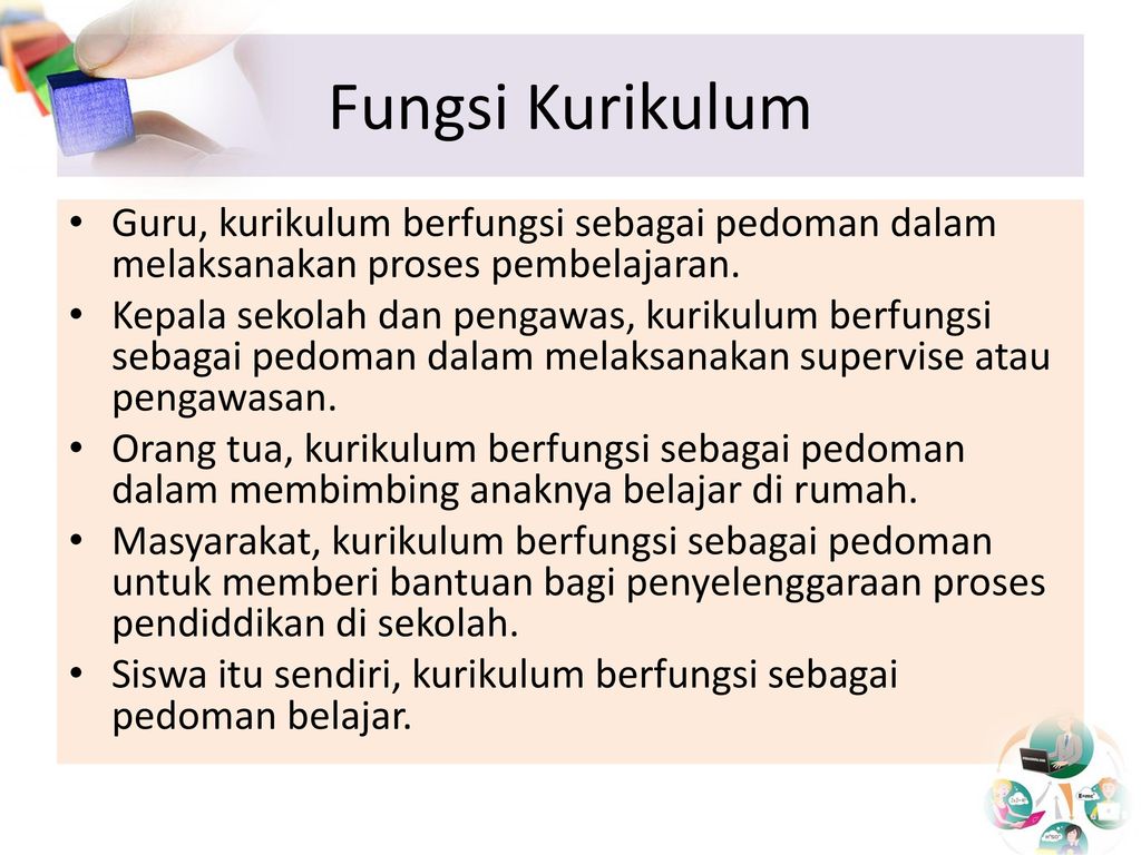 Fungsi Kurikulum