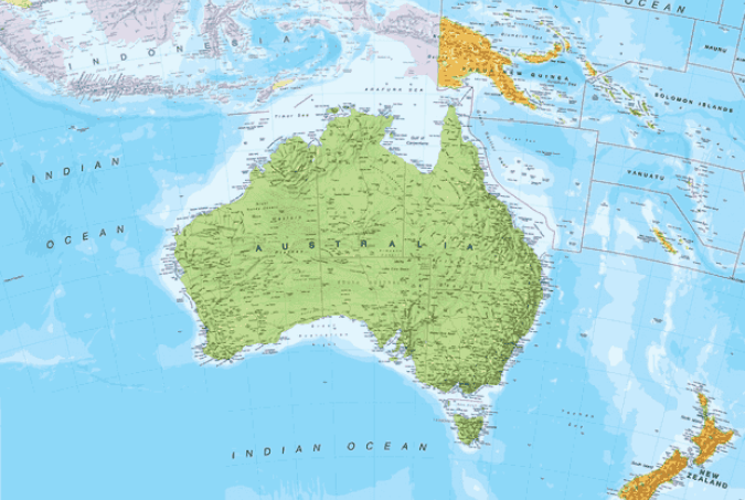 Letak Geografi Negara Australia