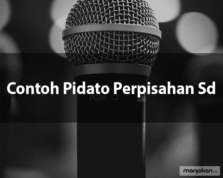 1. Contoh Pidato Perpisahan SD