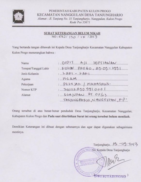 14. Contoh Surat Keterangan Kerja Untuk Kuliah Mengenai Kegiatan