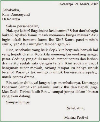 15. Contoh Surat Pribadi Untuk Teman Sejati Yang Baik