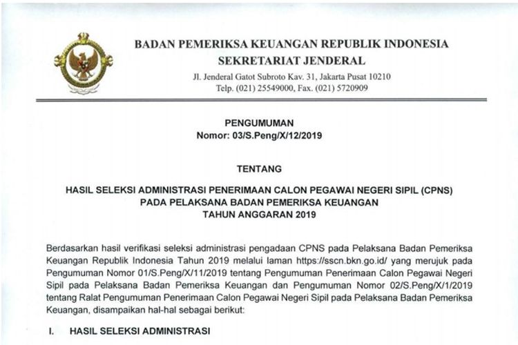 Pengertian Surat Pengumuman