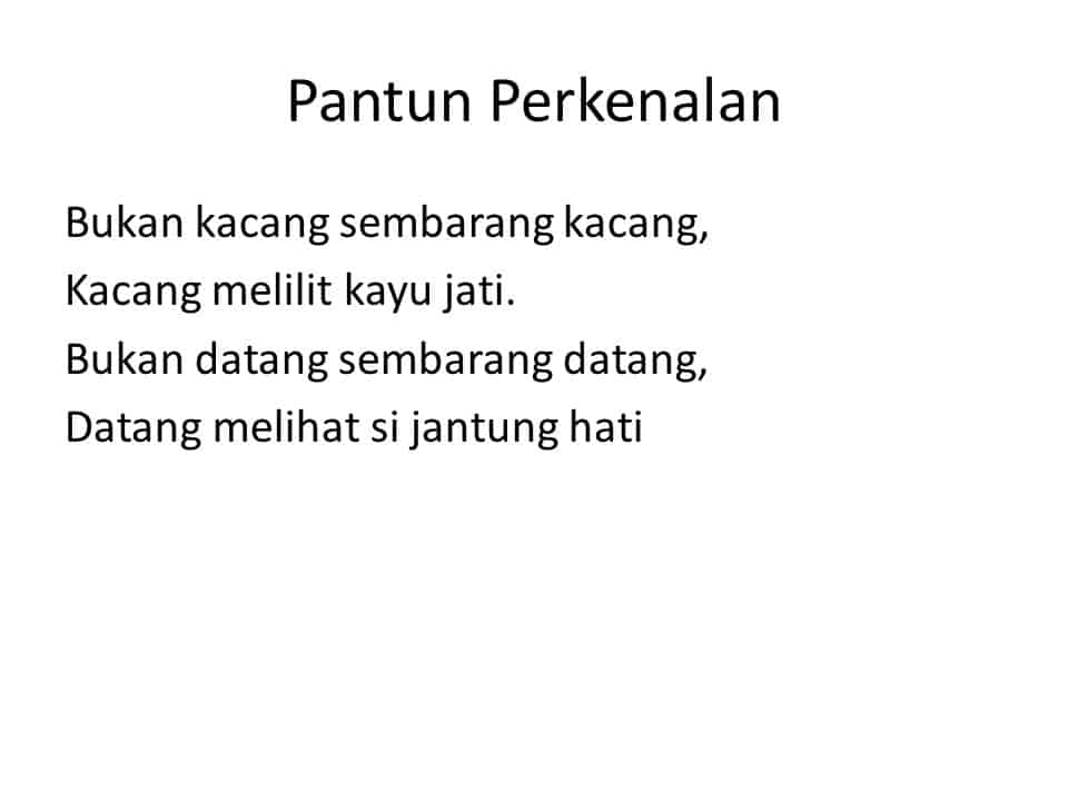 Bukan Datang Sembarang Datang, Datang Melihat Si Jantung Hati .