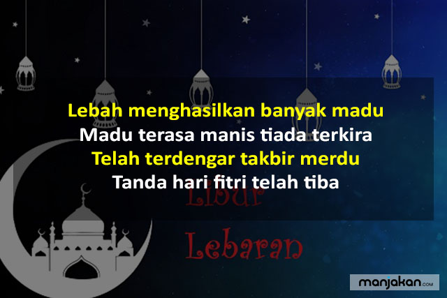 Pantun Hari Raya Idul Fitri