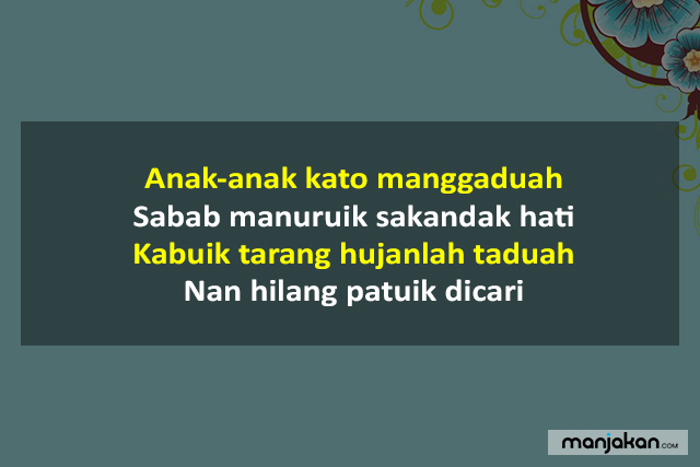 Pantun Kiasan Minang