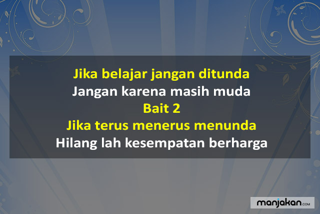 Pantun Orang Tua 2 Bait