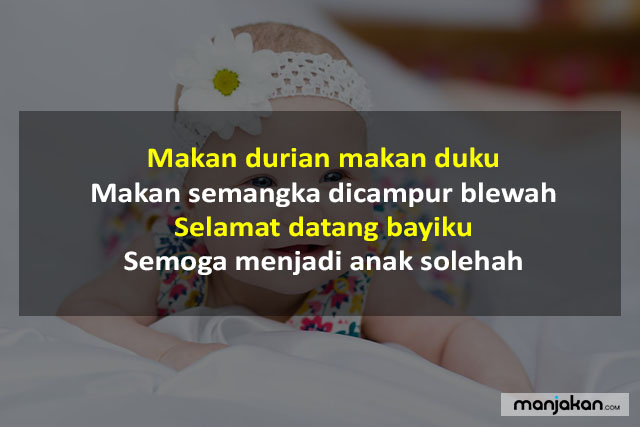 Pantun Untuk Menyambut Bayi