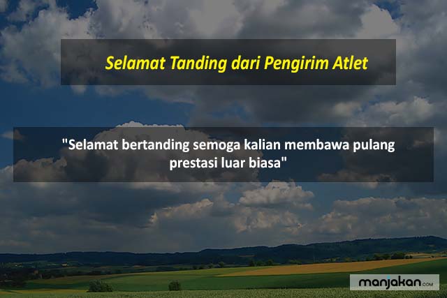 Selamat Tanding Dari Pengirim Atlet