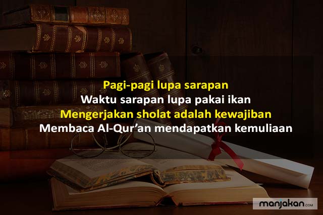 Contoh Pantun Agama Tentang Membaca Kitab