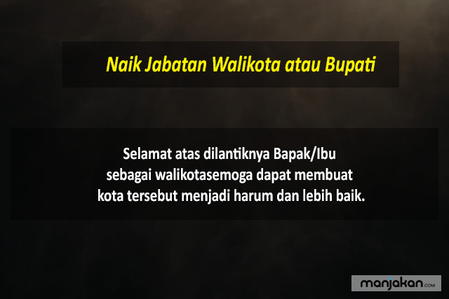 Naik Jabatan Walikota Atau Bupati