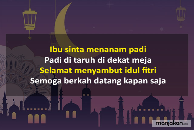 Pantun Idul Fitri Bersama Teman