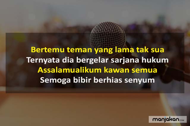 Pantun Pembuka Kegiatan Yang Lucu