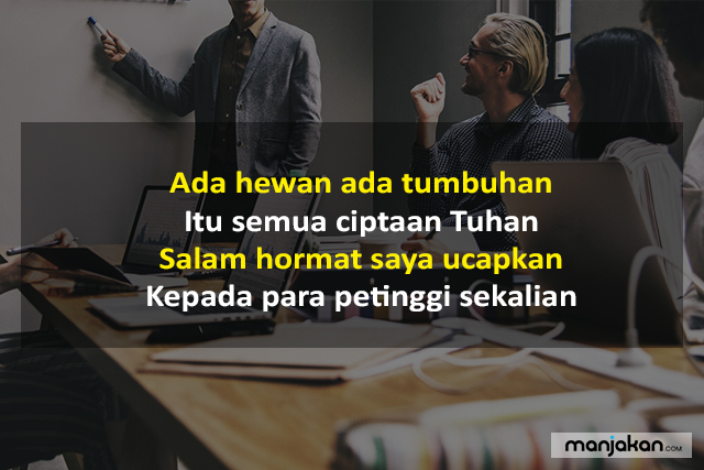 Pantun Pembuka Presentasi Di Kantor