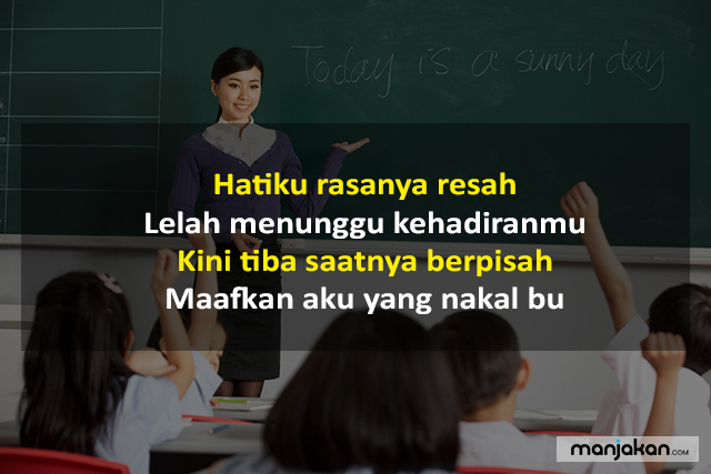 Pantun Perpisahan Untuk Guru