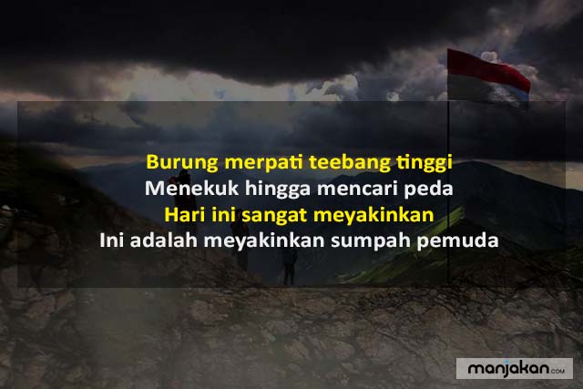 Pantun Sumpah Pemuda Menunjukkan Semangat Perjuangan