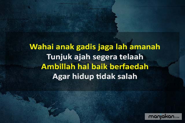 Pantun Tunjuk Ajar