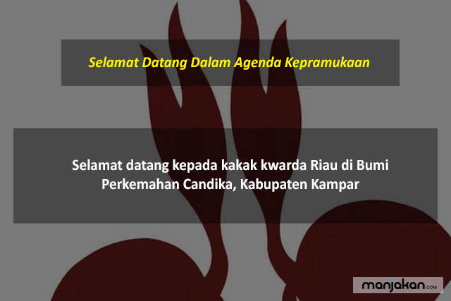 Selamat Datang Dalam Agenda Kepramukaan