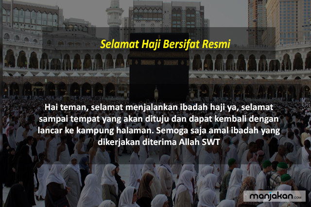 Selamat Haji Untuk Teman Kerja