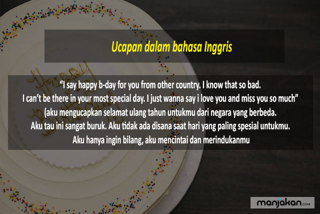 Ucapan Dalam Bahasa Inggris