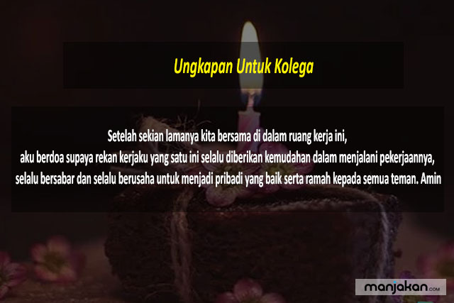 Ungkapan Untuk Kolega