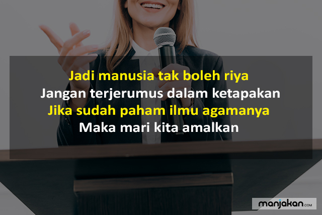 Contoh Pantun Penutup Ceramah