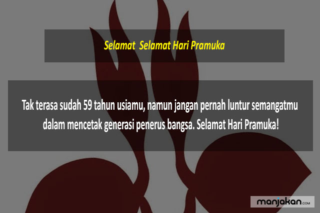 Kata Mutiara Ucapan Selamat Hari Pramuka