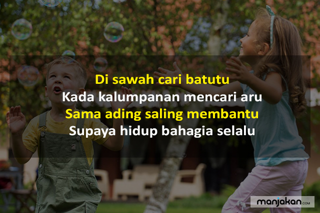 Pantun Bahasa Banjar Untuk Anak