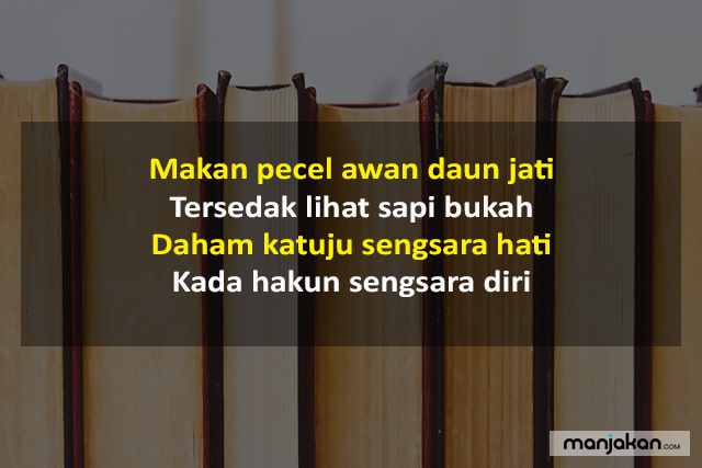 Pantun Nasehat Bahasa Banjar