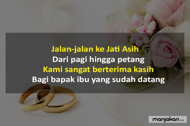 Pantun Penutup Acara Pernikahan