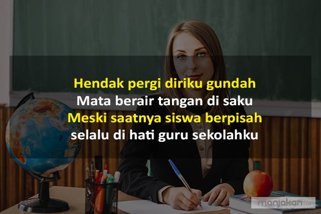 Pantun Perpisahan Untuk Guru