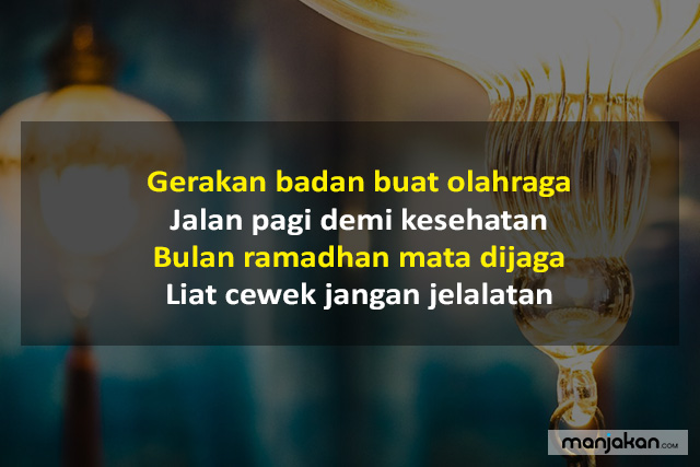 Pantun Ramadhan Lucu