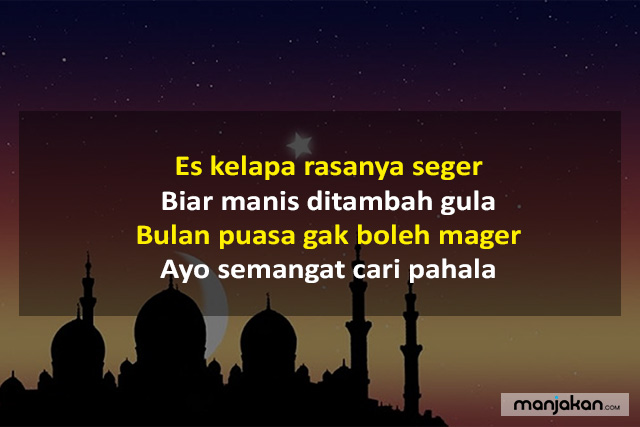 Pantun Ramadhan Saling Mengingatkan Kebaikan