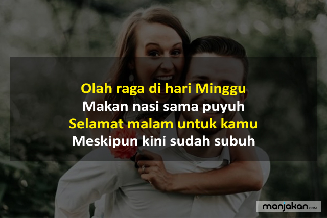 Pantun Selamat Malam Lucu Untuk Kekasih