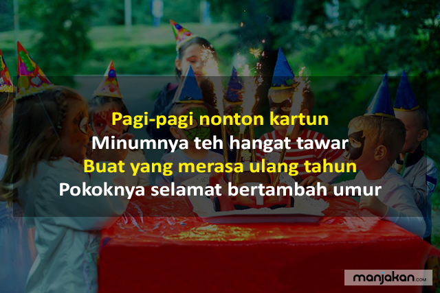 Pantun Ulang Tahun Lucu