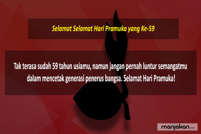 Ucapan Selamat Hari Pramuka Yang Ke 59