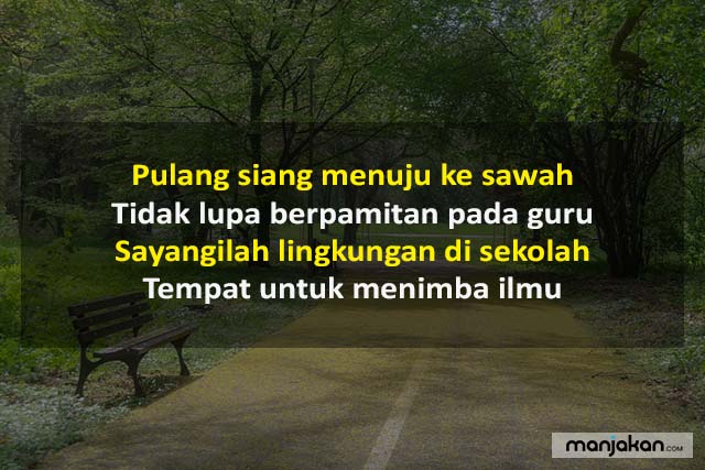 Pantun Lingkungan Sekolah