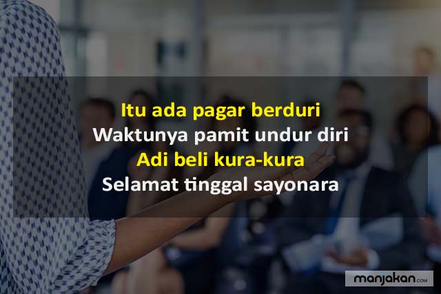 Pantun Penutup Pidato Kilat