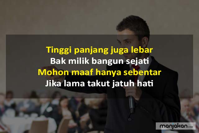 Pantun Penutup Pidato Lucu