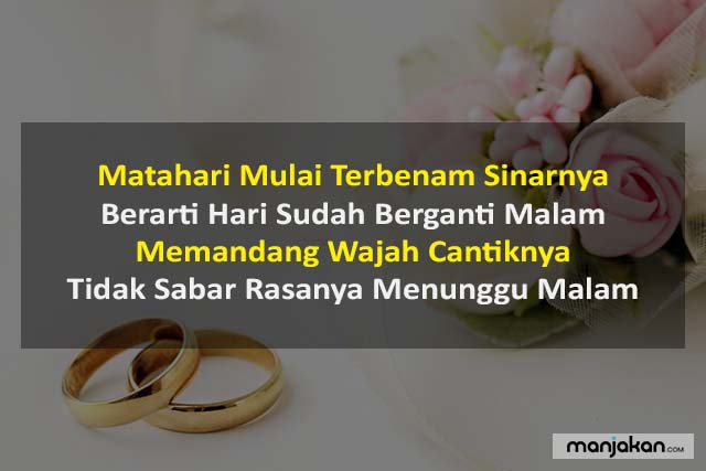 Pantun Pernikahan Jenaka