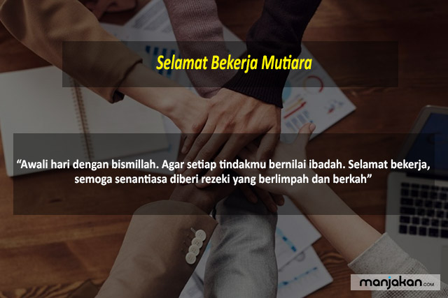 Selamat Bekerja Mutiara