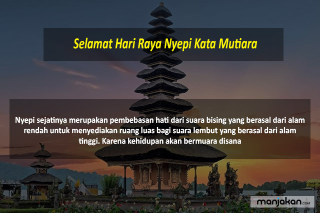 Selamat Hari Raya Nyepi Kata Mutiara