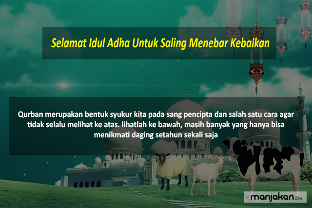 Selamat Idul Adha Untuk Saling Menebar Kebaikan