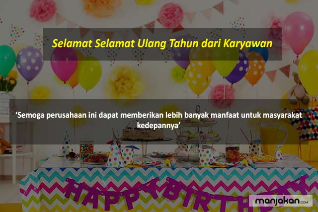 Selamat Ulang Tahun Dari Karyawan