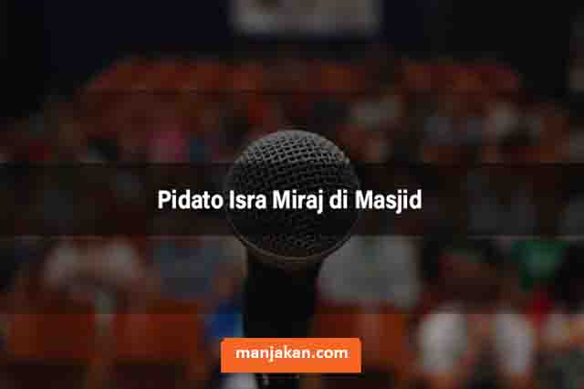 Pidato Isra Miraj Di Masjid